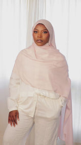 Cloud Soft Modal Hijab –  Light Pink